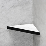 Duschhylla hörn Tile In Air Matt Svart