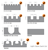 Switch Set Fixkammar 280 mm