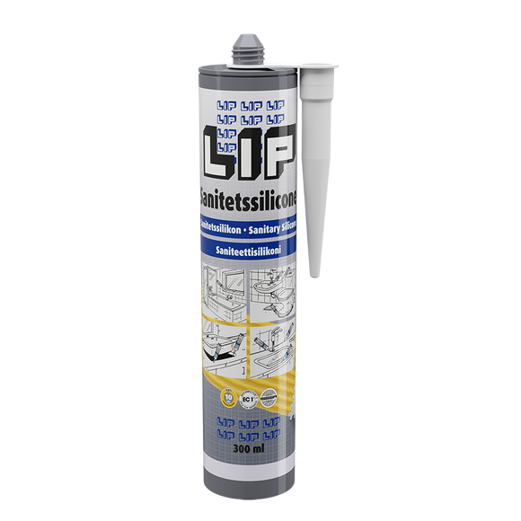 LIP Sanitetssilikon 300 ml