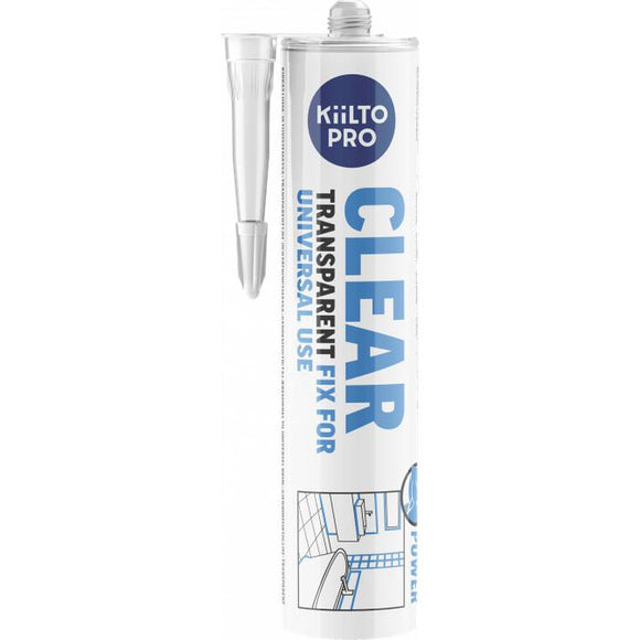 Kiilto Clear Transparent lim- och tätningsmassa 290ml